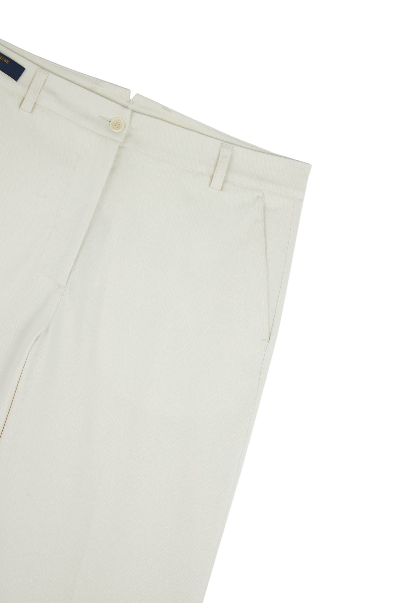 Palazzo trousers in stretch cotton