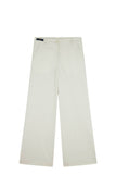 Palazzo trousers in stretch cotton