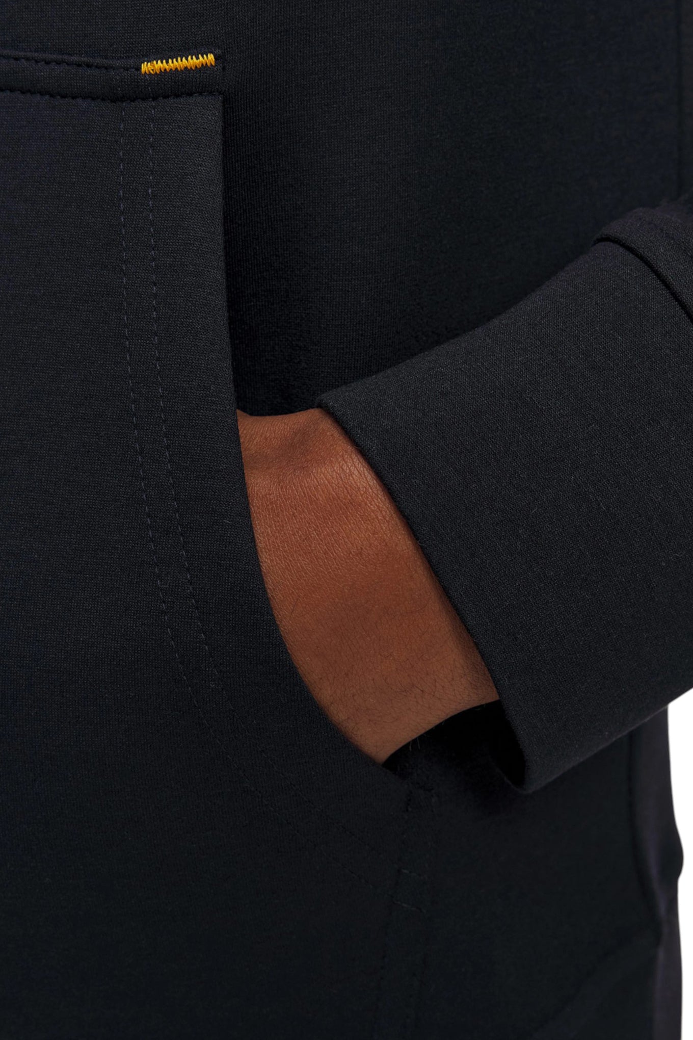 Paul And Shark Leather Badge Tech Fleece Hoodie