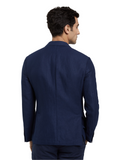 Unstructured Linen Blend Blazer