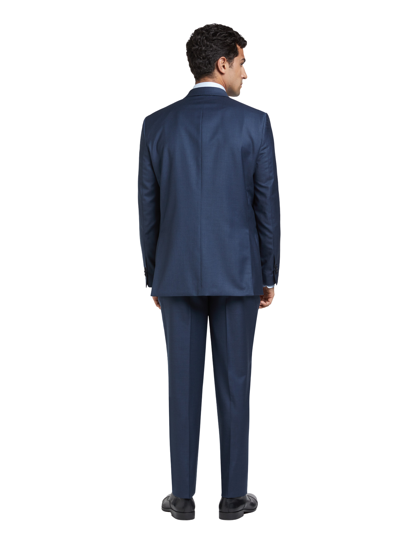 Slim Fit 4 Seasons Sharkskin Suit
