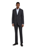 Regular Fit 4 Seasons Plain Wool Suit