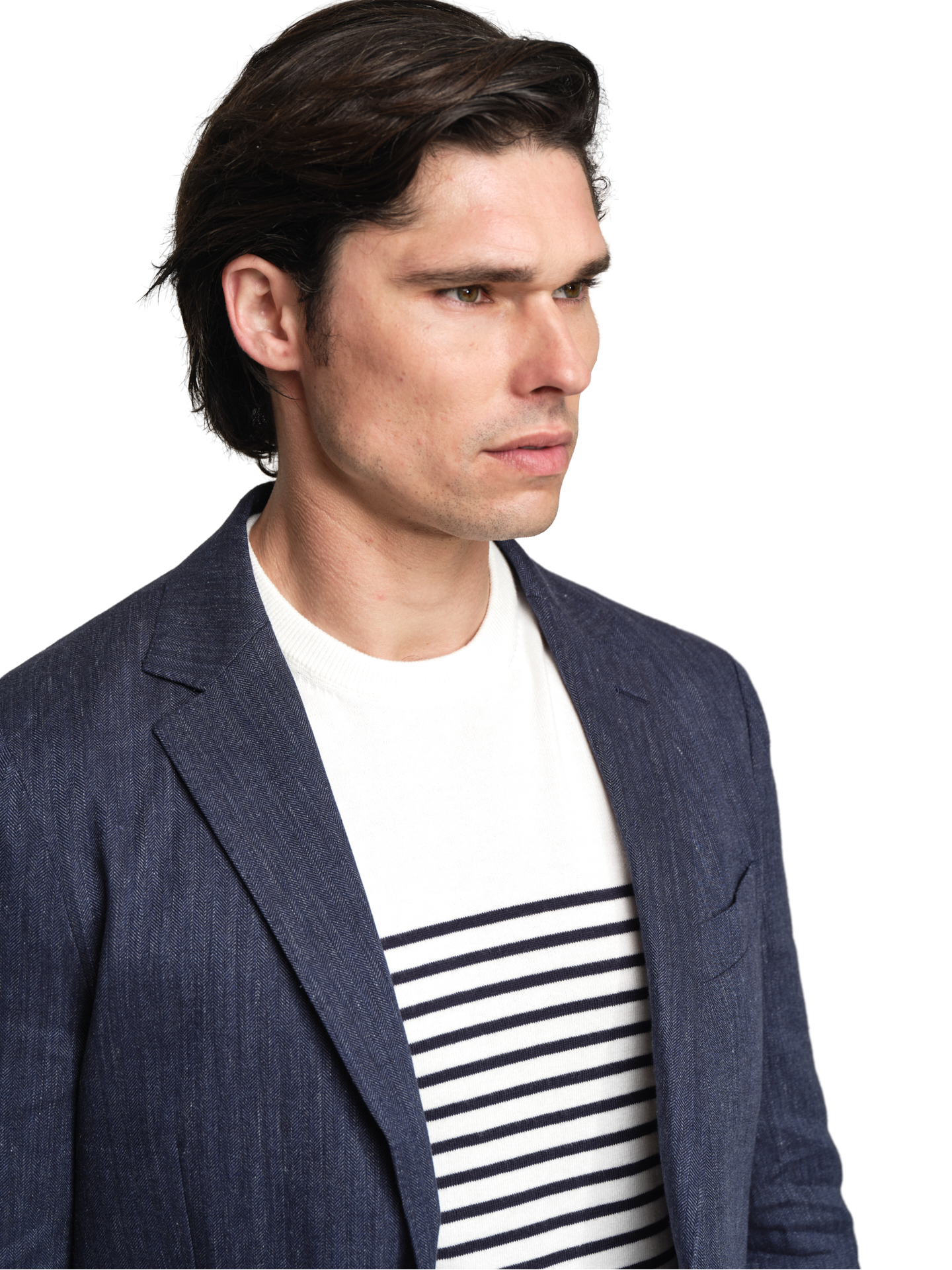 Havana Collection herringbone blazer
