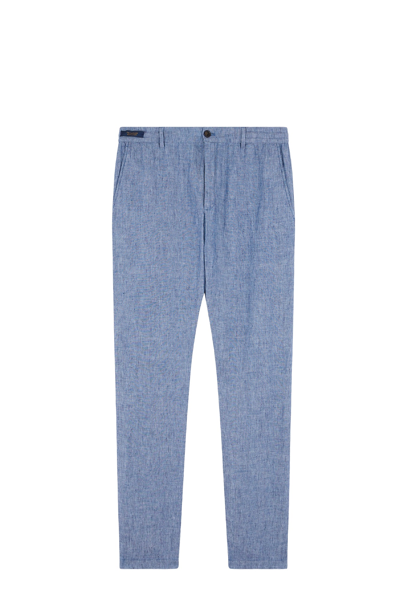 Linen chino pants with drawstring