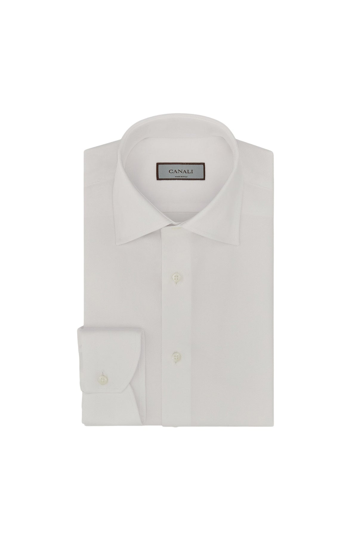 White regular fit Impeccabile cotton shirt