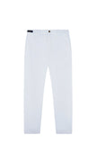 Linen chino pants with drawstring