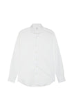 Slim Fit Herringbone Formal Shirt With Dublin Collar