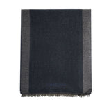 Corneliani logo detail wool scarf