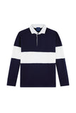 WINTER FLEECE COTTON POLO SHIRT WITH EMBROIDERY