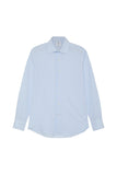 Slim Fit Striped Formal Shirt With Oxford Collar