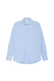 Slim Fit Herringbone Formal Shirt With Dublin Collar