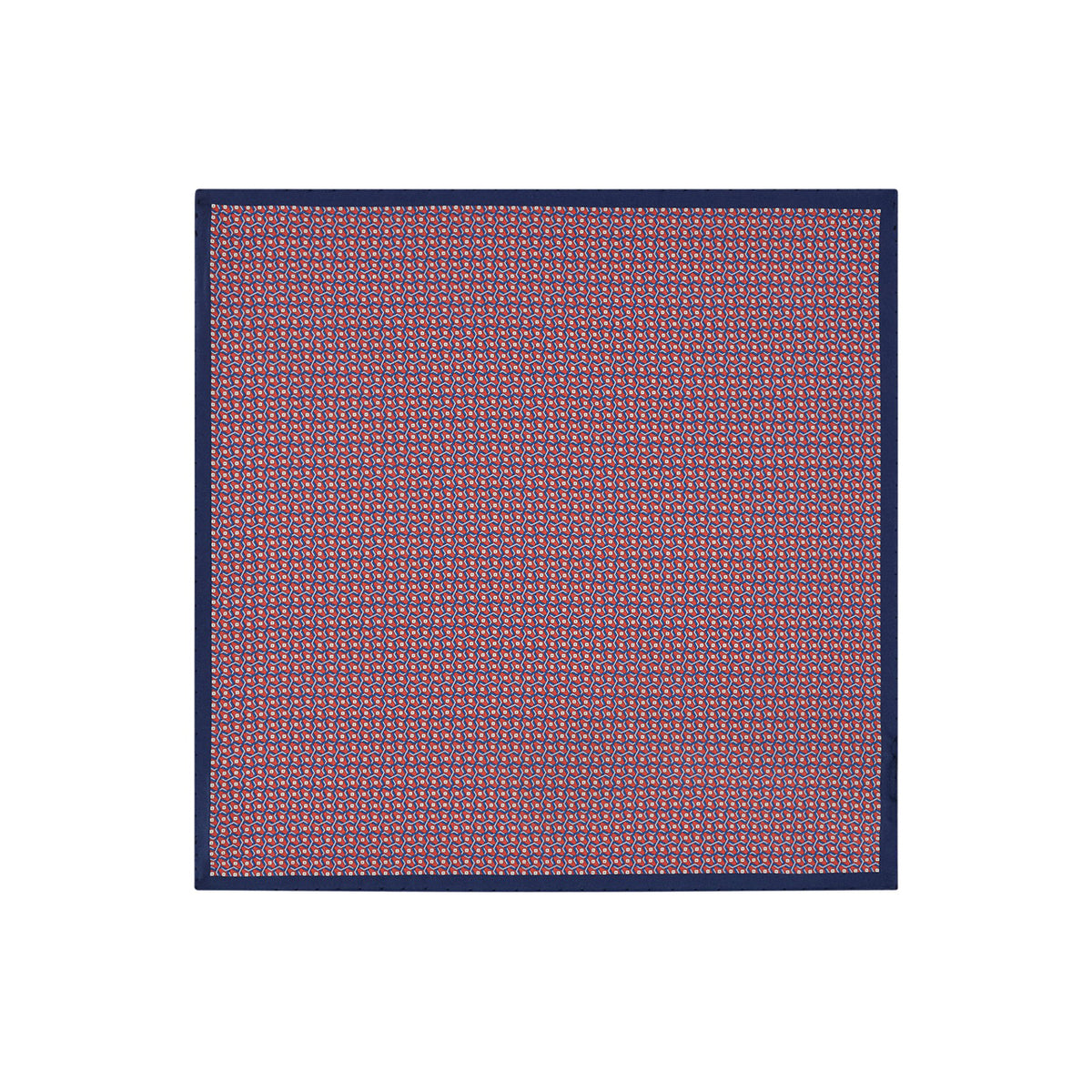 printed silk pocket square