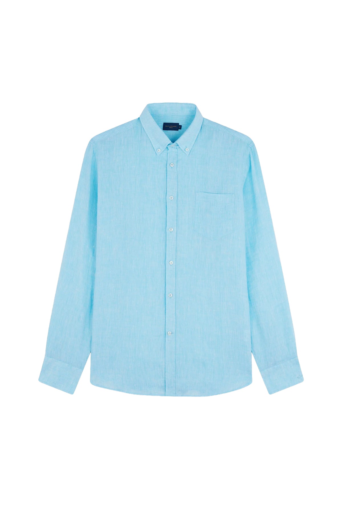 PAUL AND SHARK Solid long sleeve linen shirt