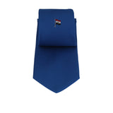 Royal Blue Talarico Silk Tie – Iraq Flag Edition