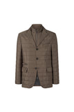 Brown poplin Corneliani jacket