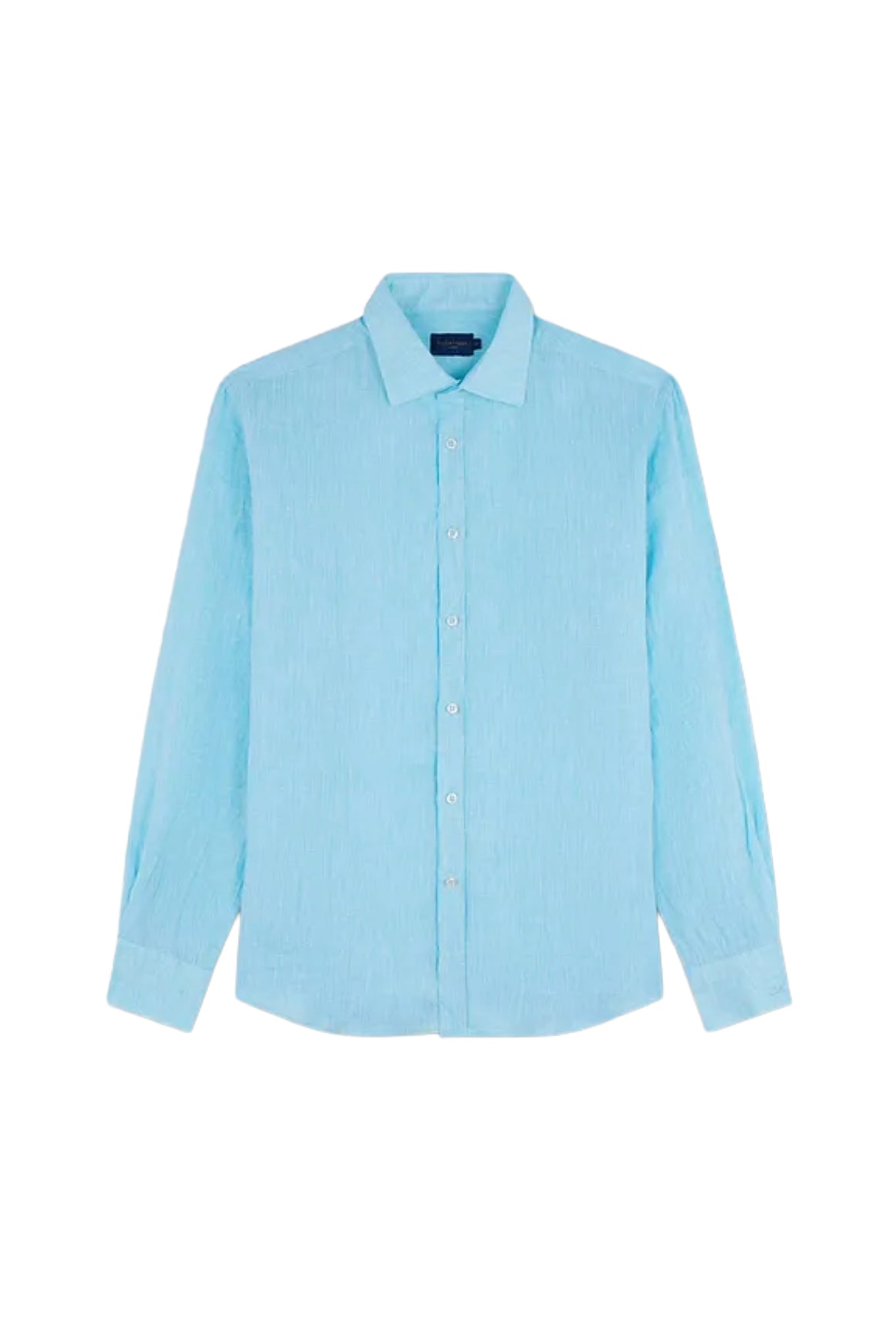 Linen shirt with French collar