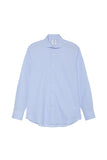 Slim Fit Striped Formal Shirt With Dublin Collar