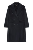Handmade Overcoat In Wool Blend With Belt
