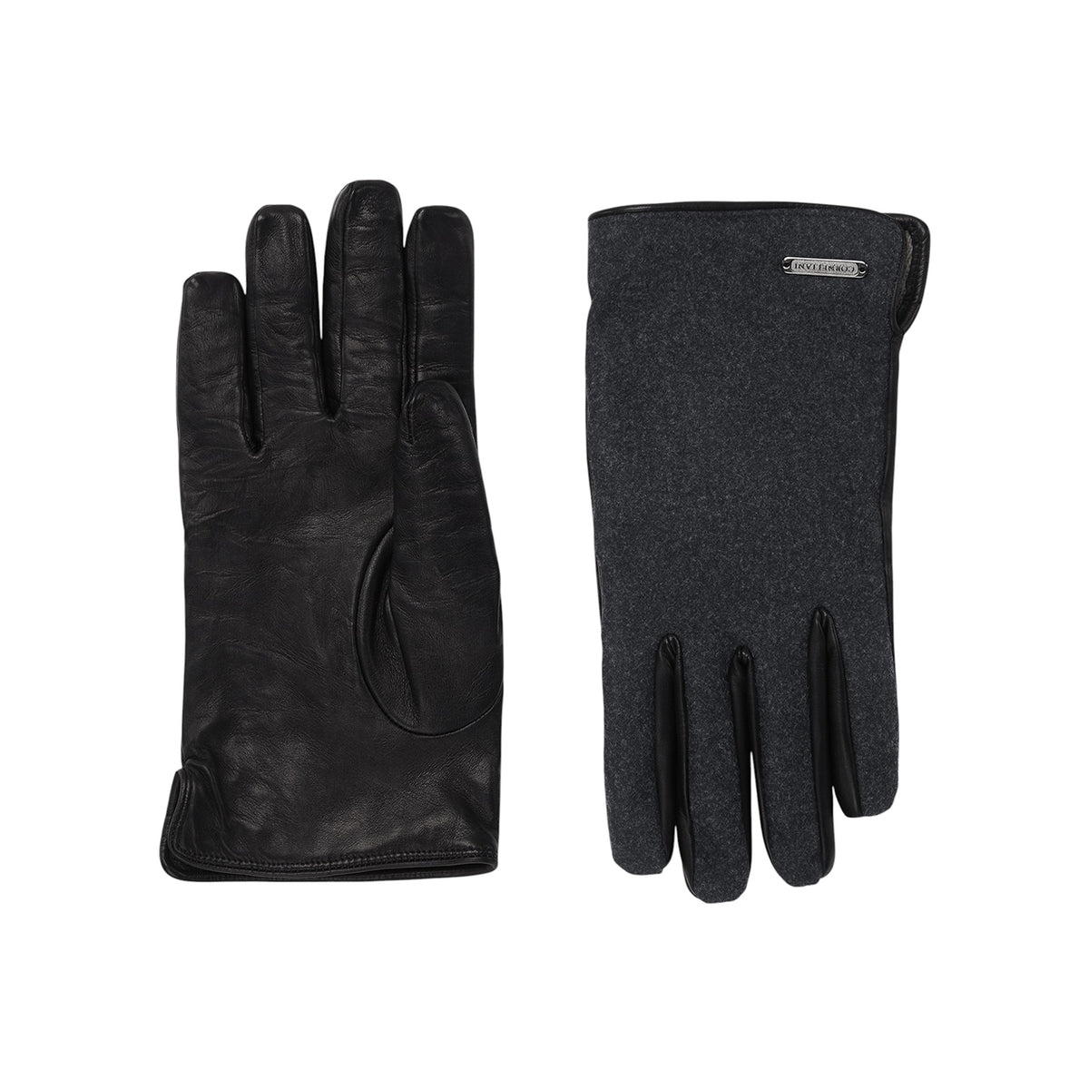 Black and Brown Combination gloves