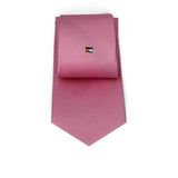 Pink Talarico Silk Tie – Jordan Flag Edition