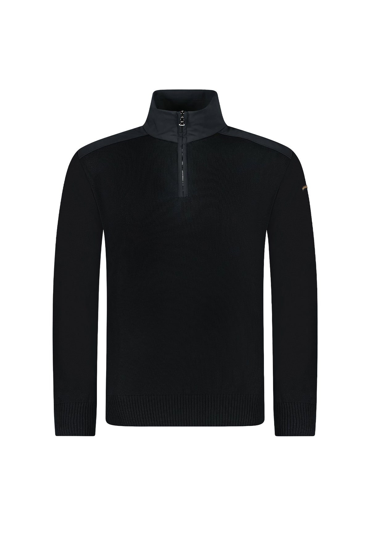 Mens Knitted Wool Zipped Sweater