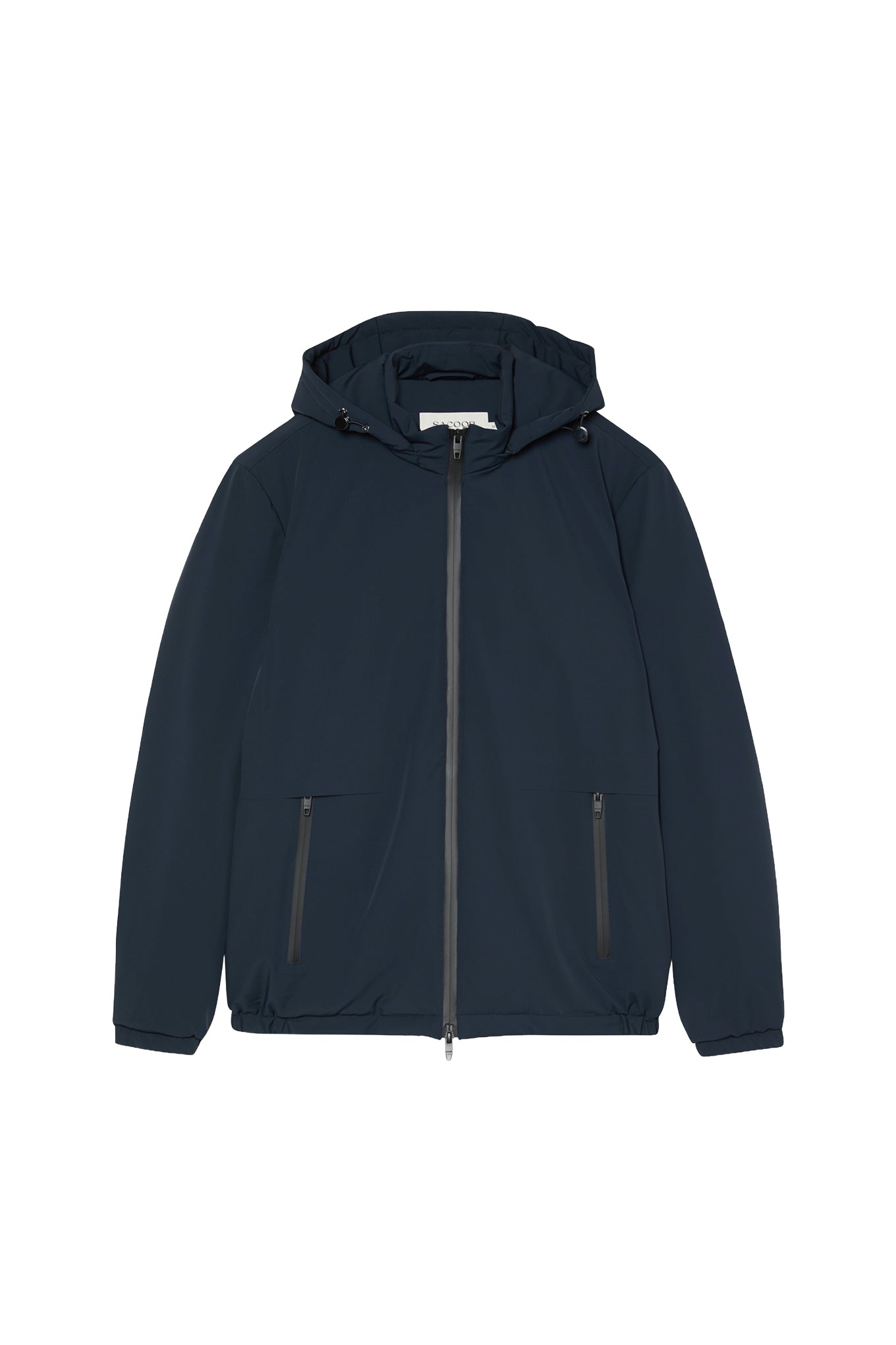 Hooded Performance Jacket In Stretch Nylon