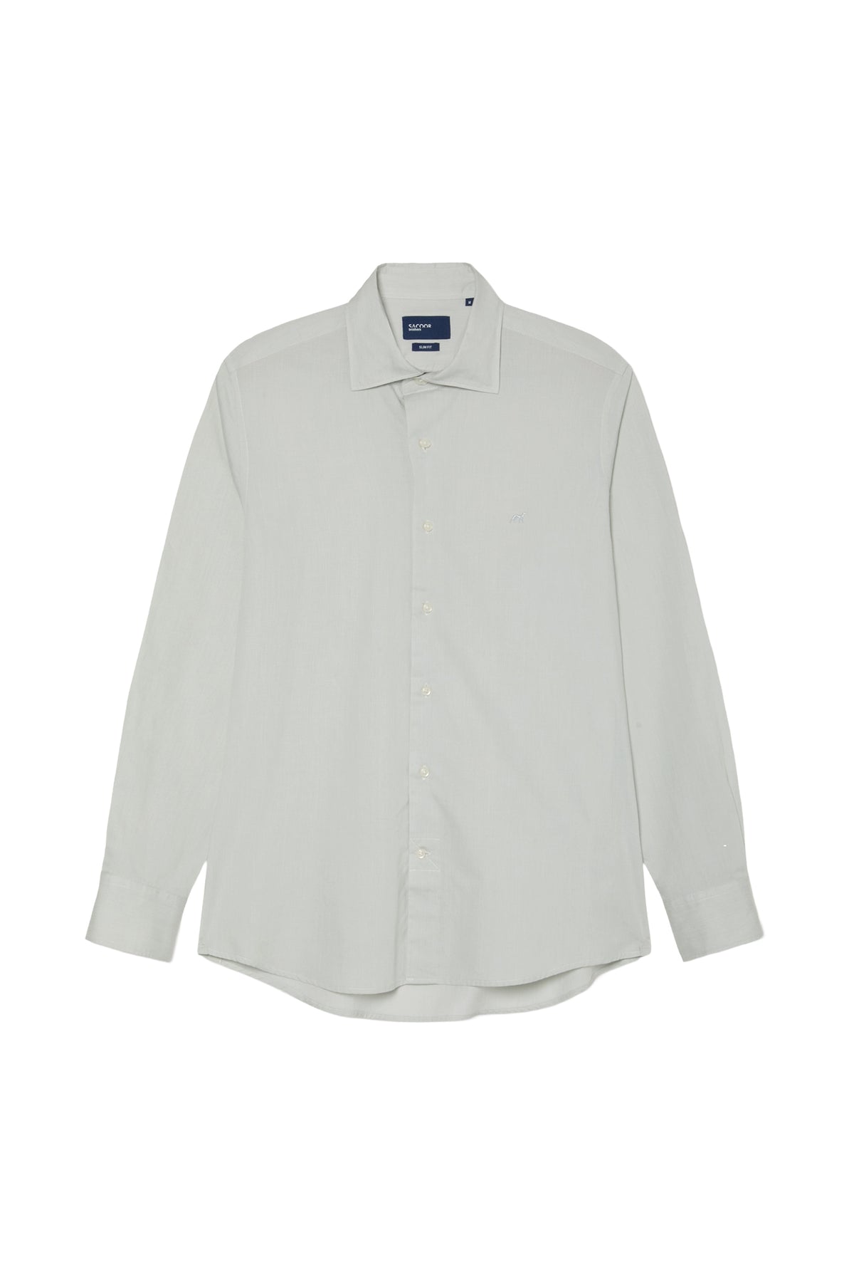 Slim Fit Pyrus Striped Shirt With Soft Satin Finish