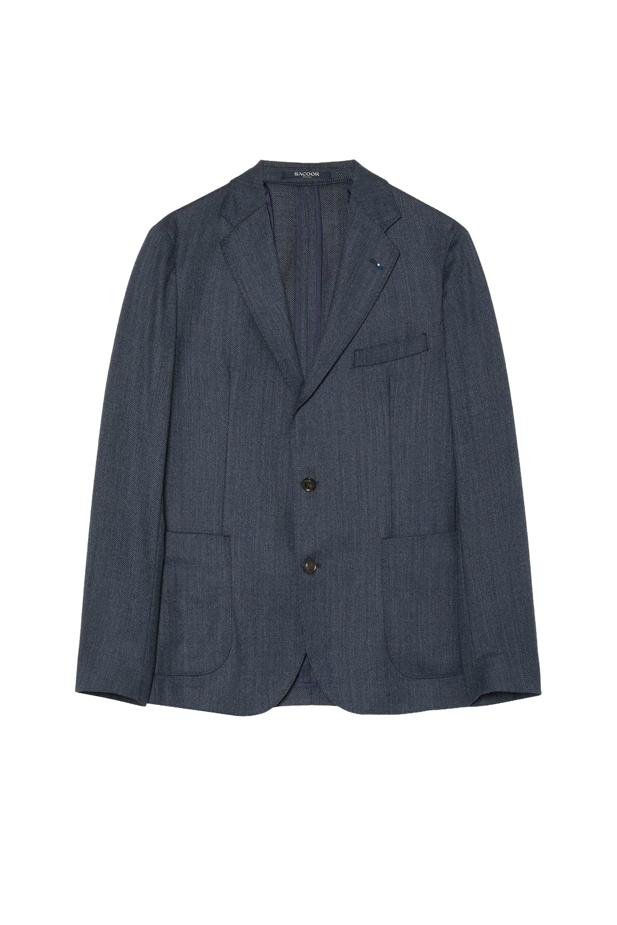 Italian Knit Blazer In Wool Stretch