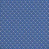 3-fold Silk Tie with Geometric Pattern in Blue - M49301