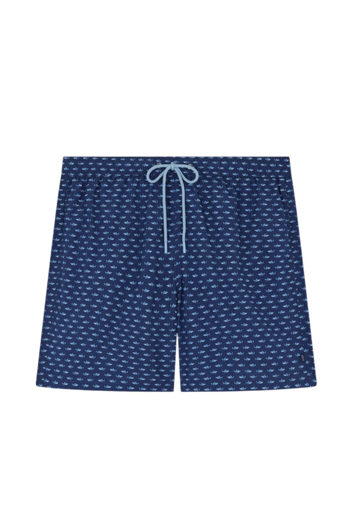 Men's Swimwear Shorts Blue with Patterns