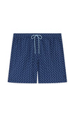 Men's Swimwear Shorts Blue with Patterns