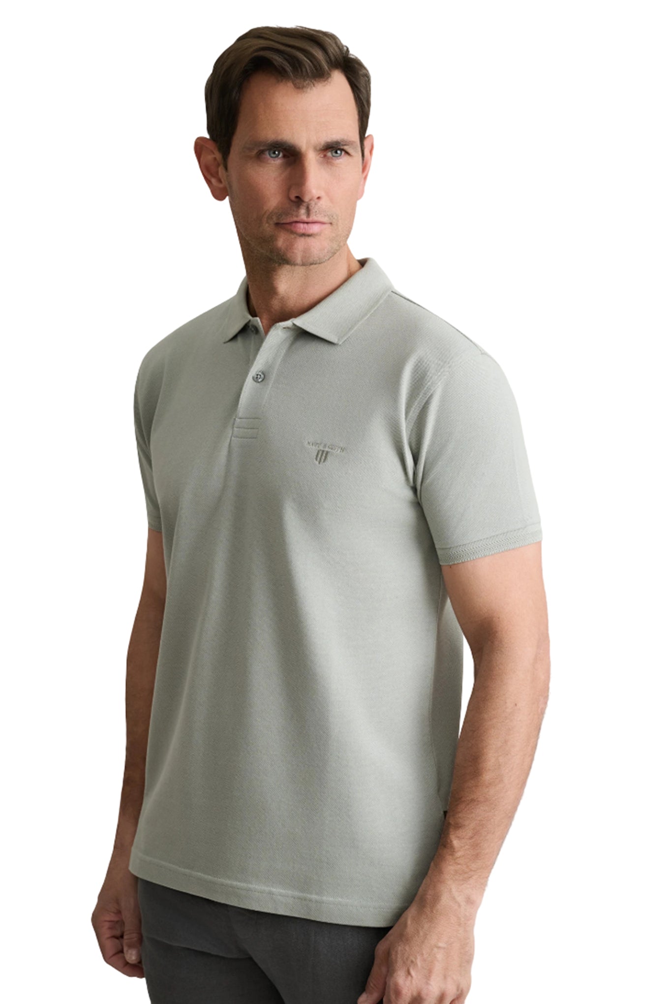 Cotton piqué polo shirt young line