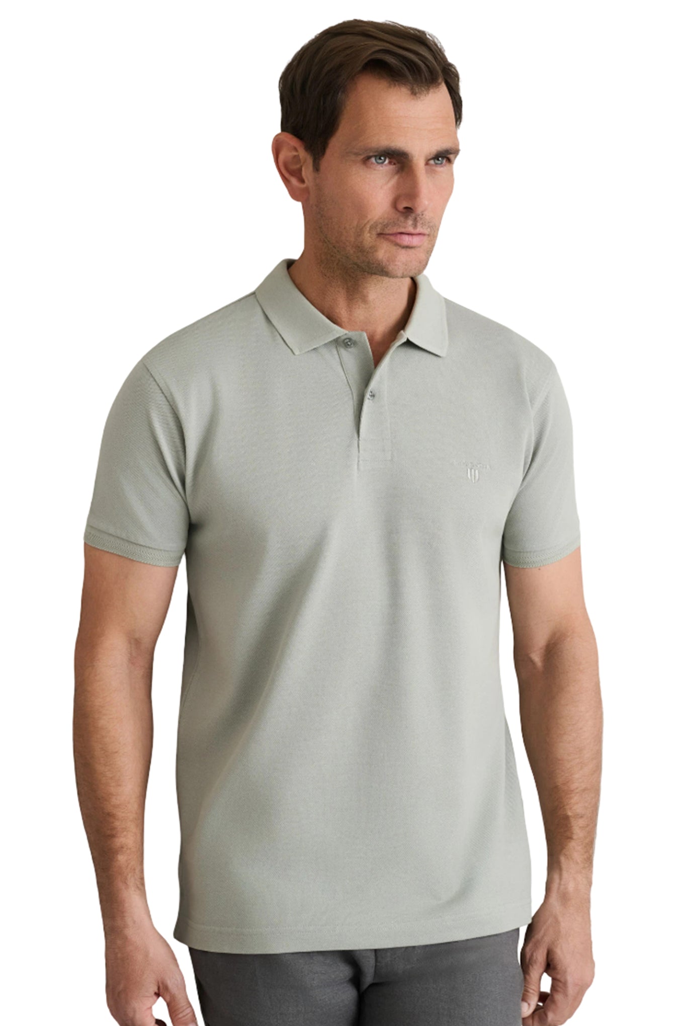 Cotton piqué polo shirt young line