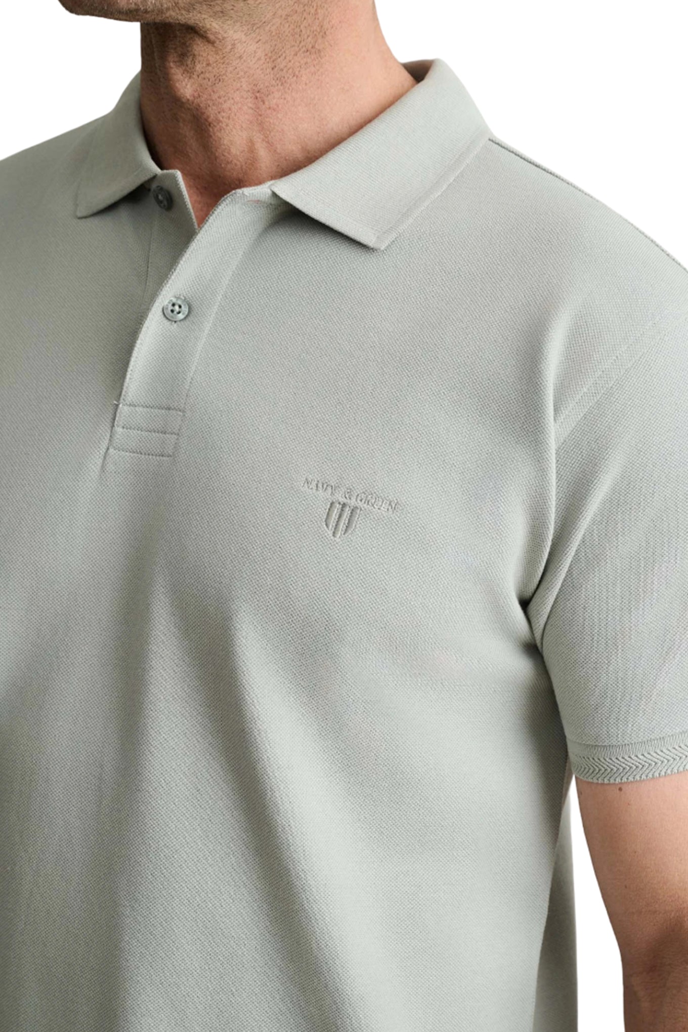 Cotton piqué polo shirt young line