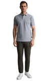 Cotton piqué polo shirt young line