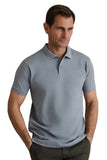 Cotton piqué polo shirt young line