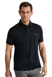 Interlock cotton polo shirt