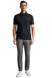 Interlock cotton polo shirt