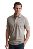 Interlock cotton polo shirt