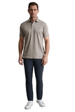 Interlock cotton polo shirt