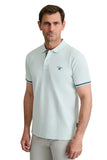 Cotton piqué polo shirt with contrast detailing