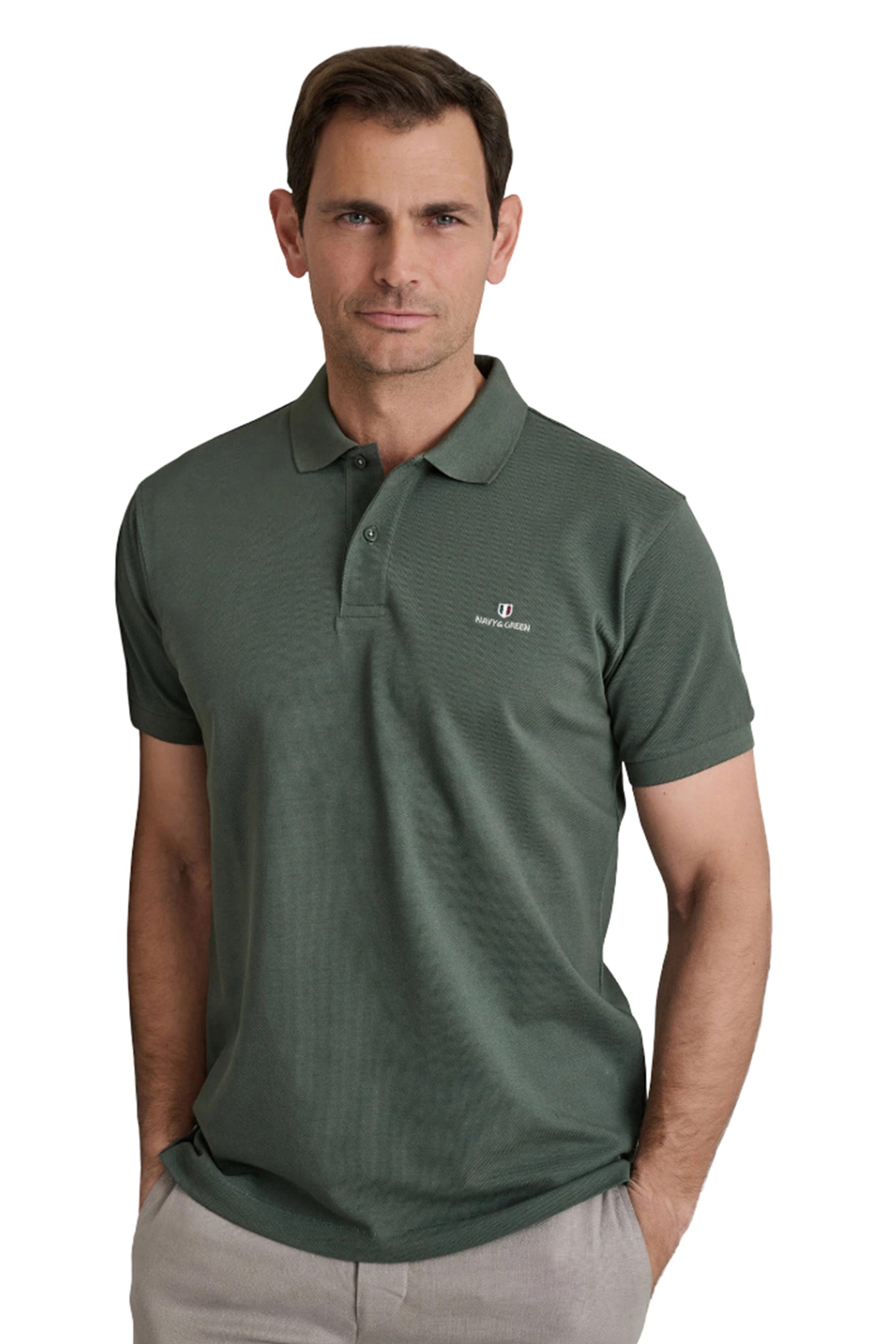 Cotton piqué polo shirt