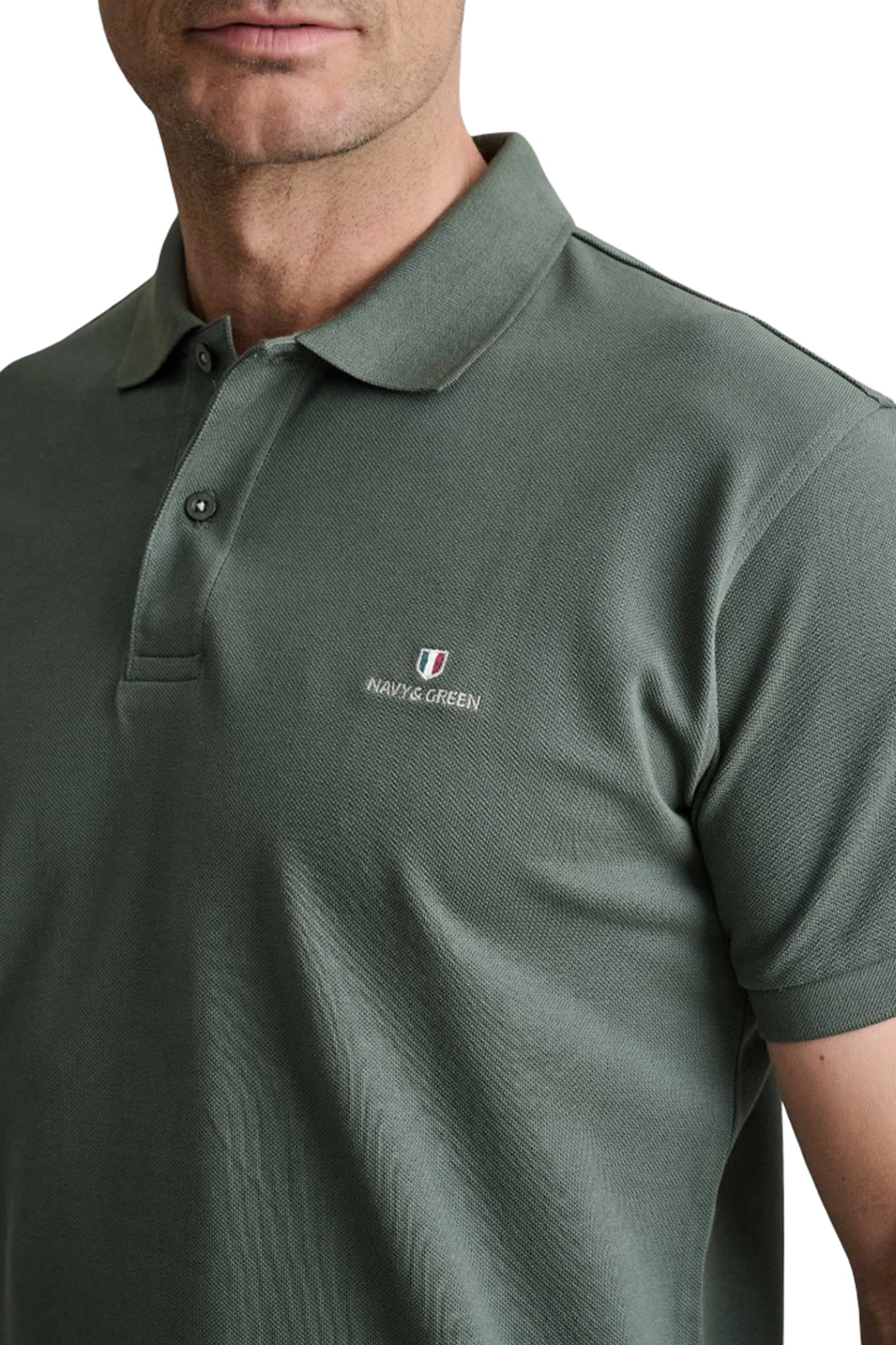 Cotton piqué polo shirt