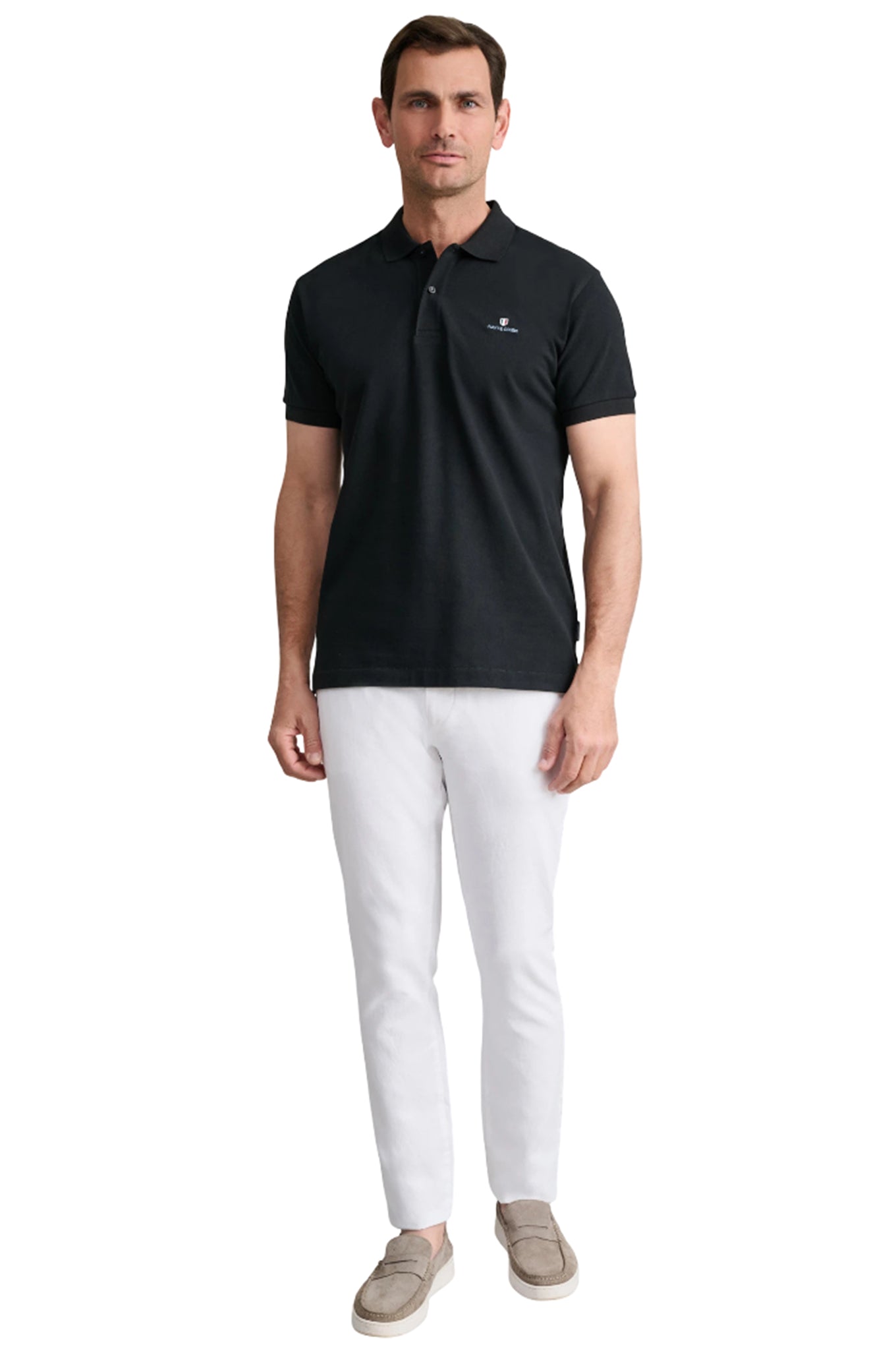 Cotton piqué polo shirt