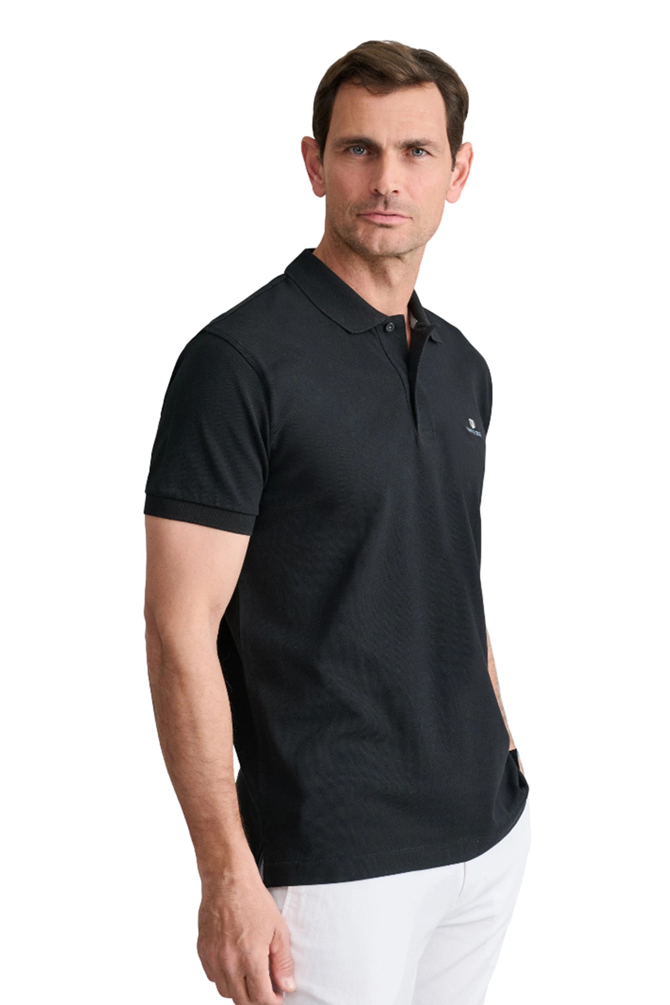 Cotton piqué polo shirt