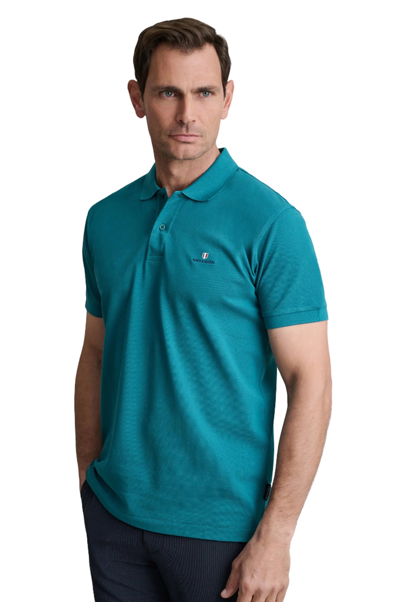 Cotton piqué polo shirt