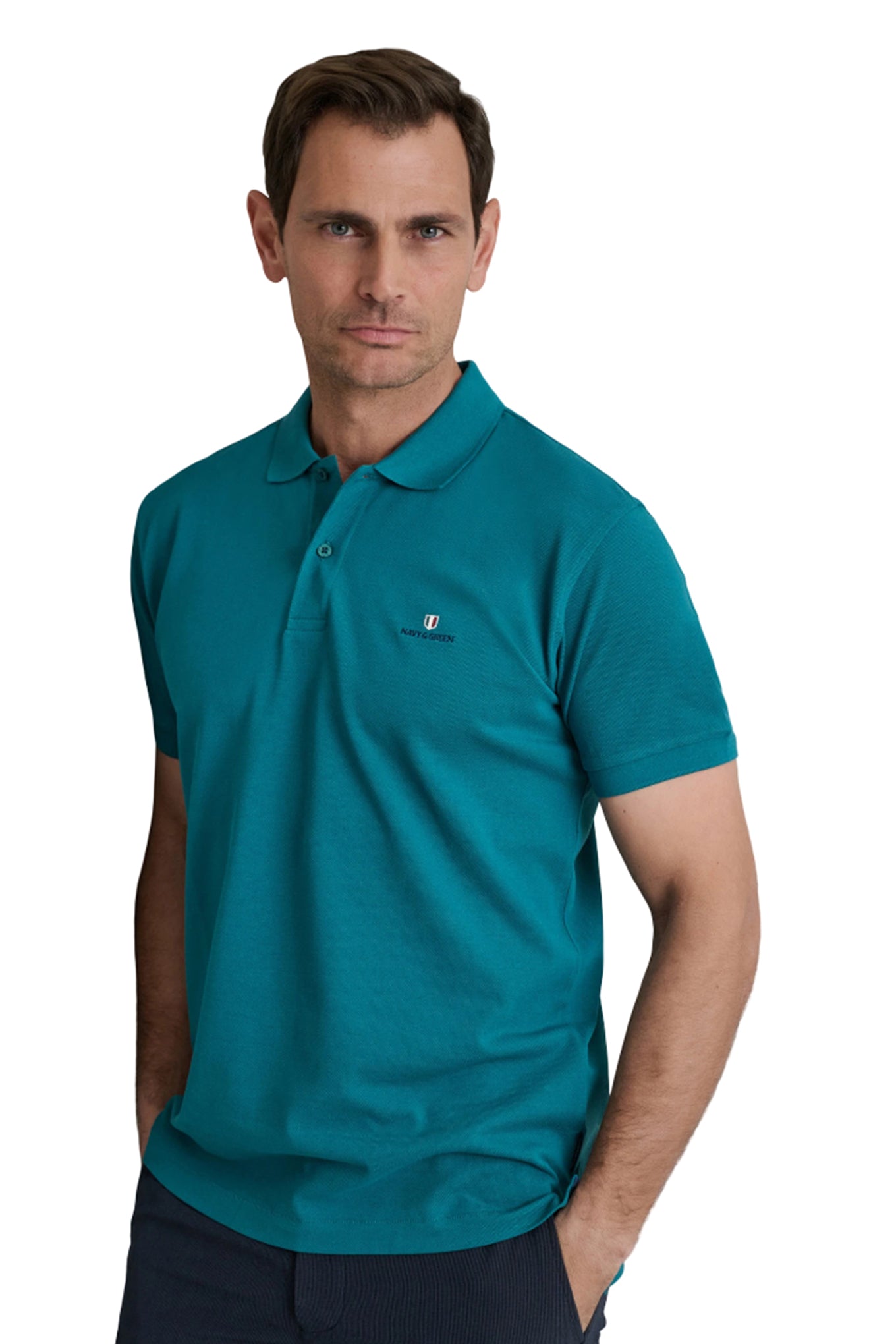 Cotton piqué polo shirt