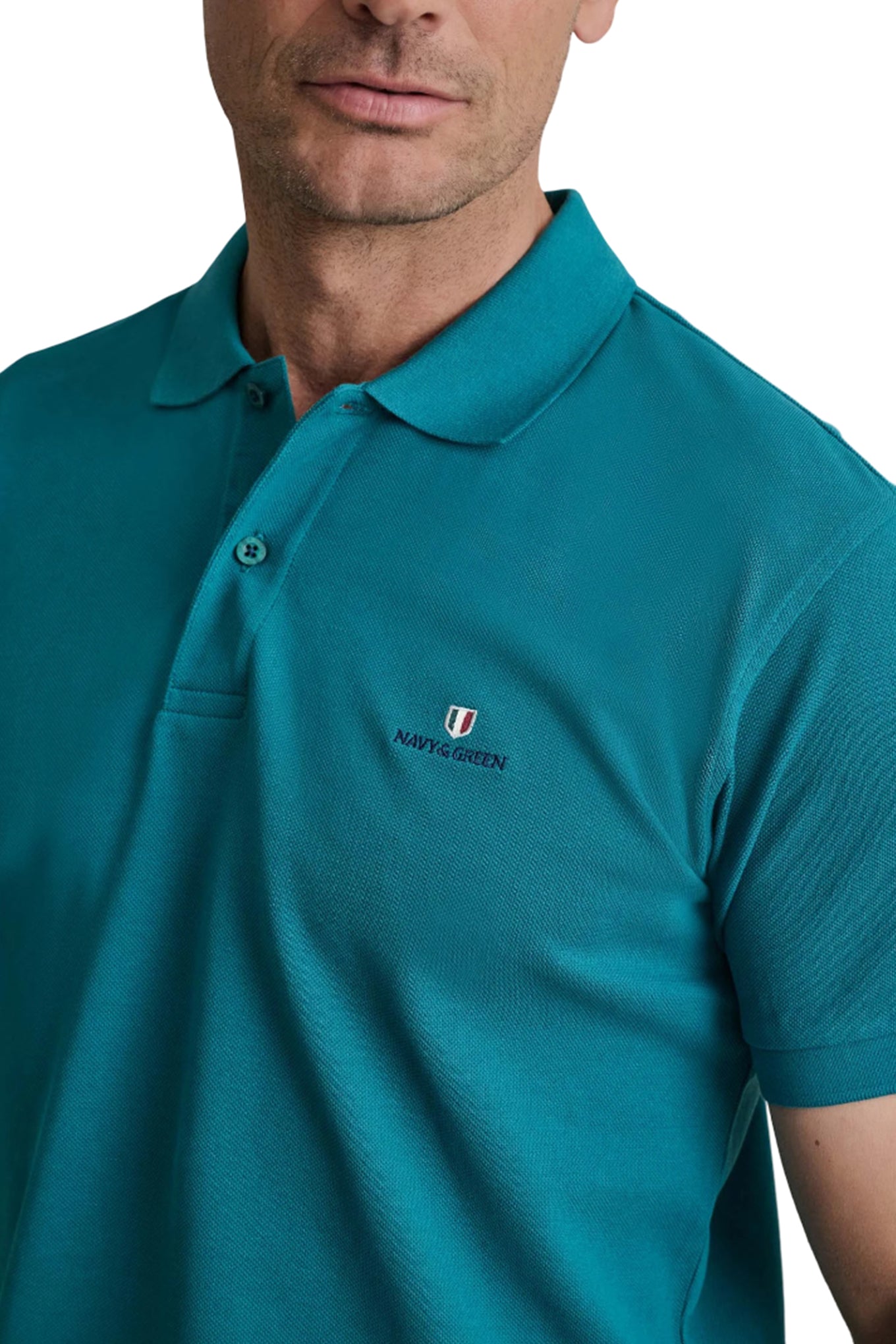 Cotton piqué polo shirt