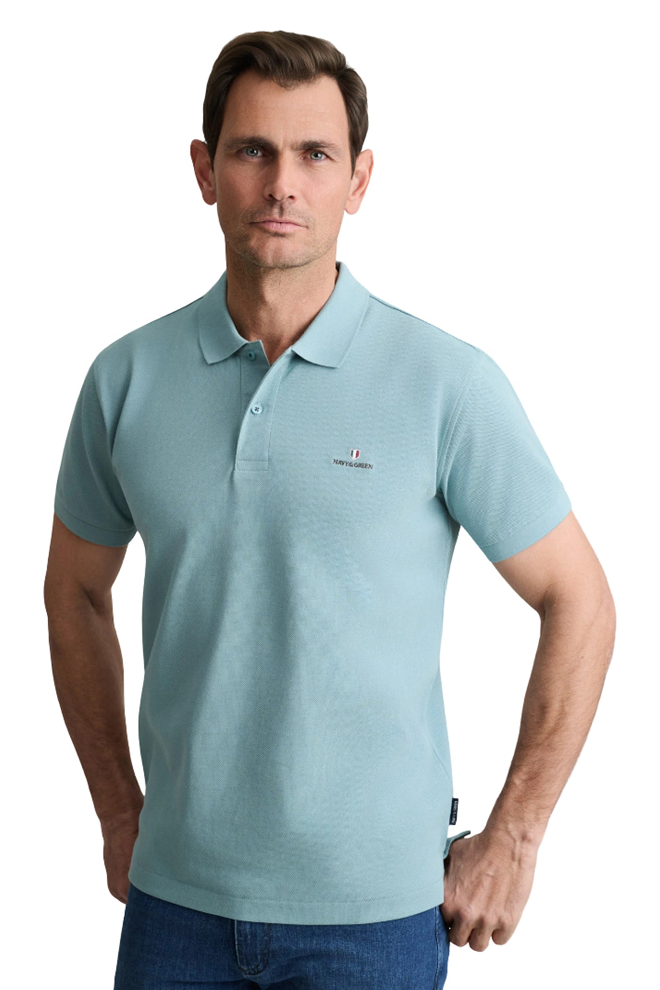 Cotton piqué polo shirt