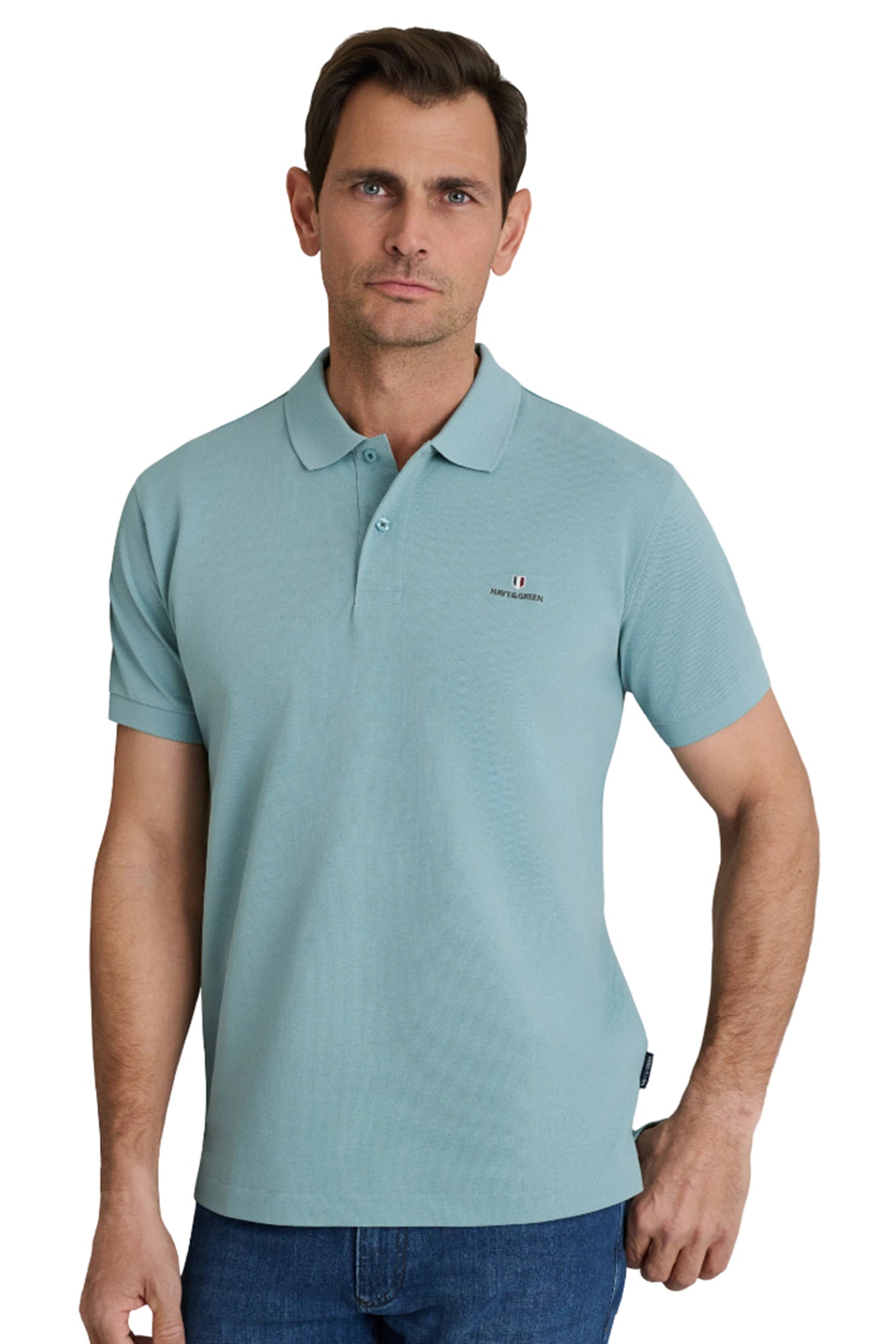 Cotton piqué polo shirt